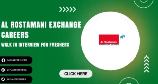 Al Rostamani Exchange Careers