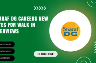 Sharaf DG Careers